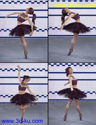 3D打印模型Capsces Ballet Poses for Genesis 8 Female(s)的图片
