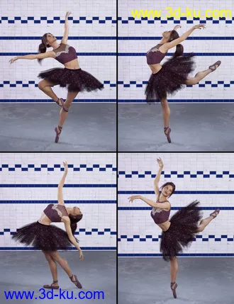 3D打印模型Capsces Ballet Poses for Genesis 8 Female(s)的图片