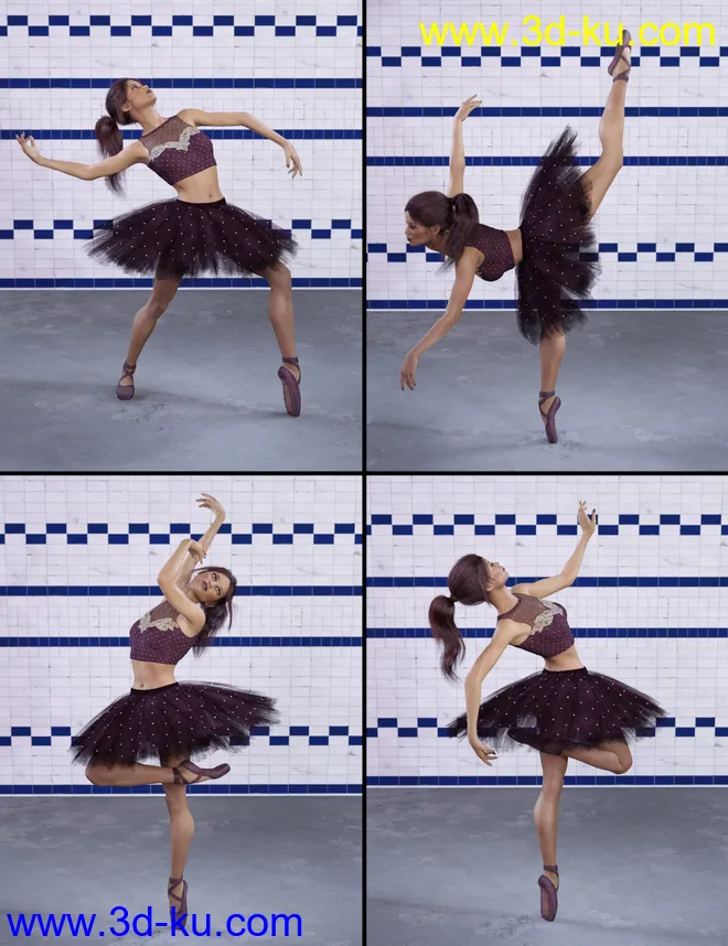 Capsces Ballet Poses for Genesis 8 Female(s)模型的图片5