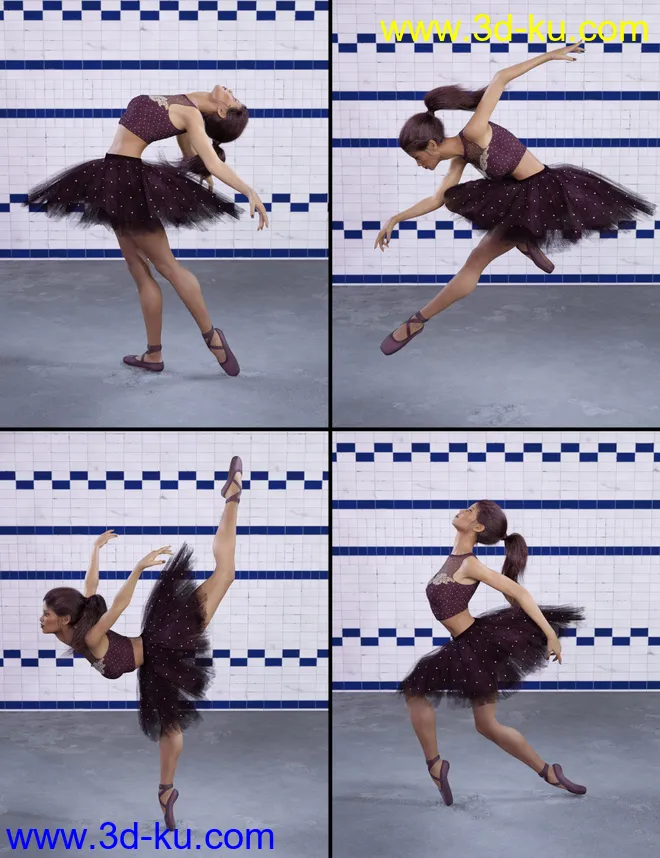 Capsces Ballet Poses for Genesis 8 Female(s)模型的图片6