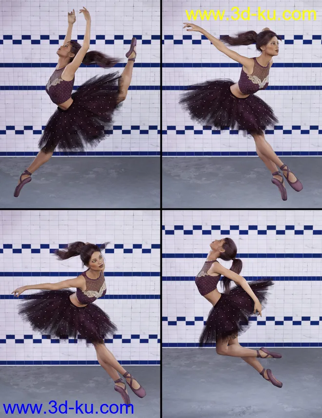 Capsces Ballet Poses for Genesis 8 Female(s)模型的图片8