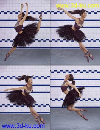 3D打印模型Capsces Ballet Poses for Genesis 8 Female(s)的图片