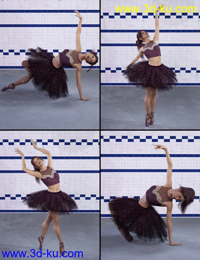 Capsces Ballet Poses for Genesis 8 Female(s)模型的图片9