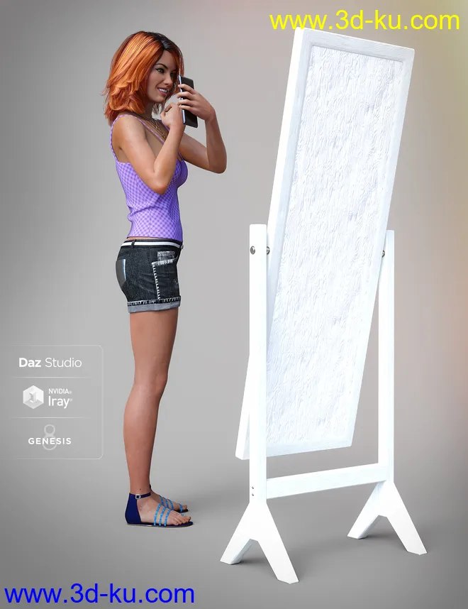 Capture Me Poses and Props for Genesis 8模型的图片7