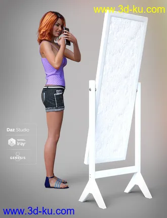 3D打印模型Capture Me Poses and Props for Genesis 8的图片