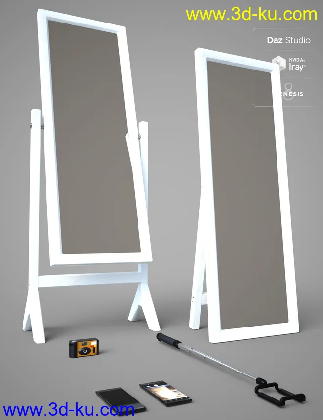 Capture Me Poses and Props for Genesis 8模型的图片12