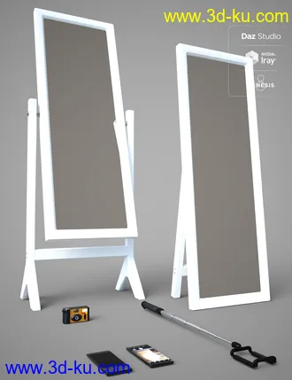 3D打印模型Capture Me Poses and Props for Genesis 8的图片