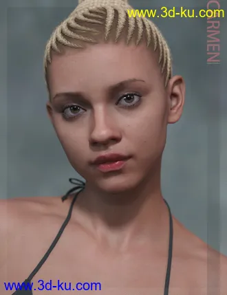 3D打印模型Carmen HD & Smile HD Expression for Genesis 8 Female的图片