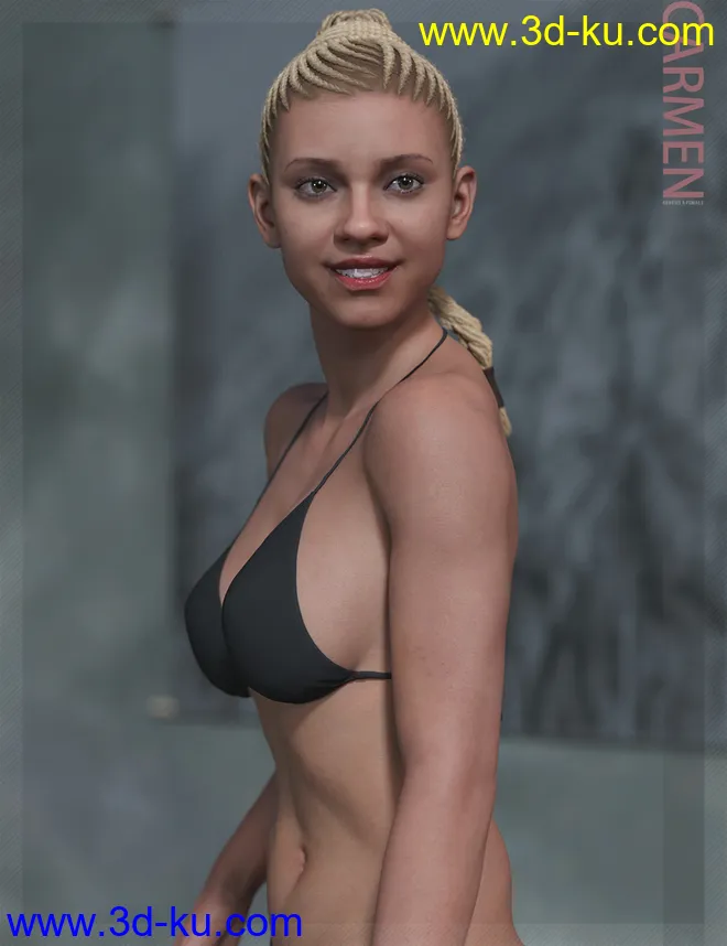 Carmen HD & Smile HD Expression for Genesis 8 Female模型的图片2