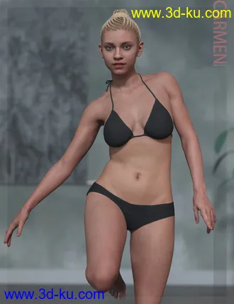 3D打印模型Carmen HD & Smile HD Expression for Genesis 8 Female的图片