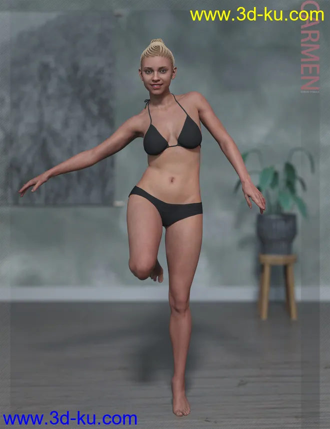 Carmen HD & Smile HD Expression for Genesis 8 Female模型的图片6