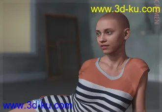 3D打印模型Carmen HD & Smile HD Expression for Genesis 8 Female的图片