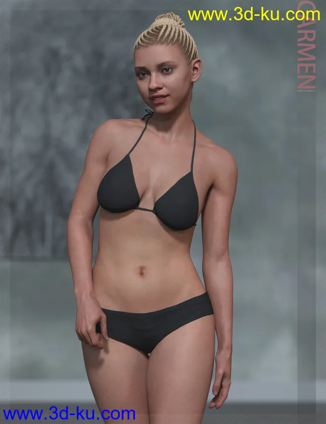 Carmen HD & Smile HD Expression for Genesis 8 Female模型的图片11