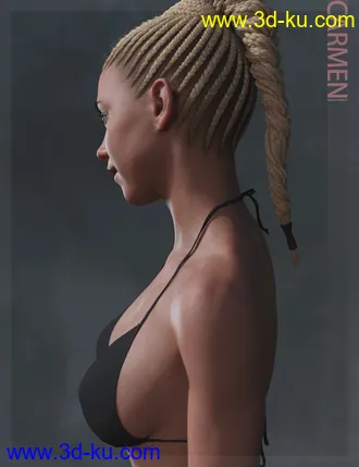 3D打印模型Carmen HD & Smile HD Expression for Genesis 8 Female的图片