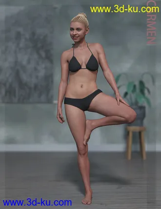 3D打印模型Carmen HD & Smile HD Expression for Genesis 8 Female的图片