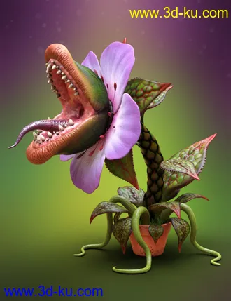 3D打印模型Carnivorous Plant HD的图片