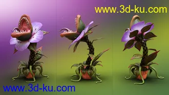 3D打印模型Carnivorous Plant HD的图片