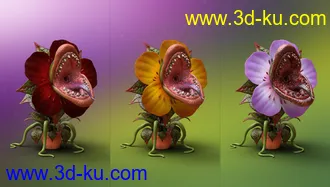 3D打印模型Carnivorous Plant HD的图片