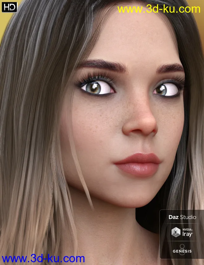 Carolina HD for Genesis 8 Female模型的图片1