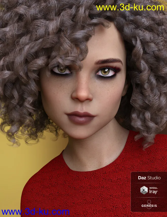 Carolina HD for Genesis 8 Female模型的图片7