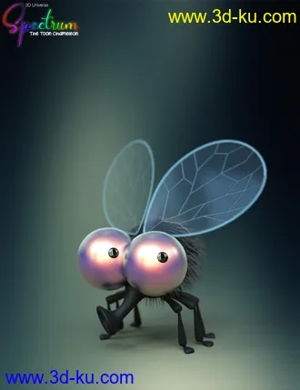 3D打印模型Cartoon Chameleon的图片