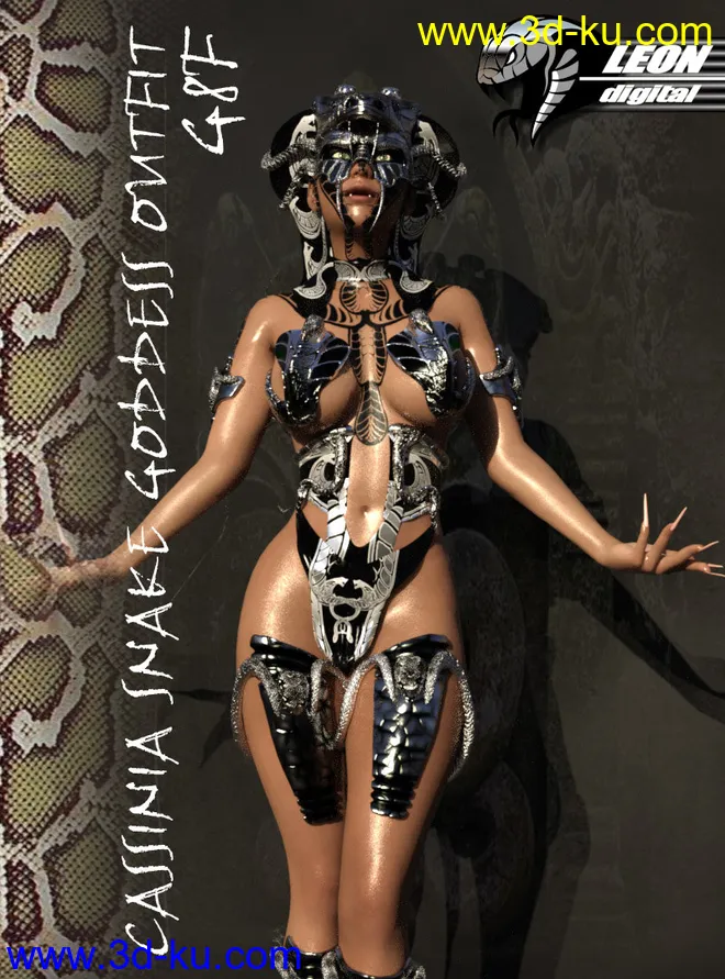 Cassinia Snake Goddess For G8F模型的图片1