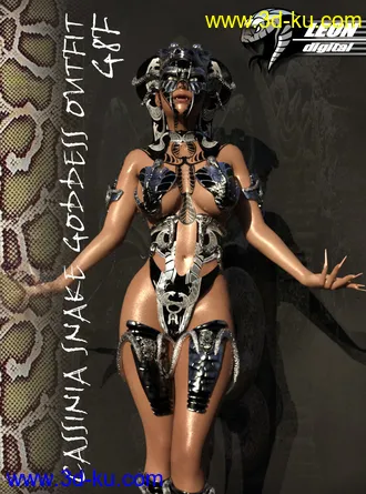3D打印模型Cassinia Snake Goddess For G8F的图片