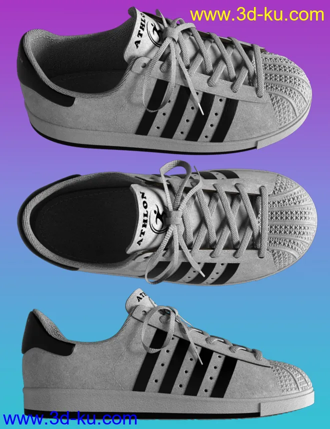 Casual Sports Sneakers for Genesis 8模型的图片2