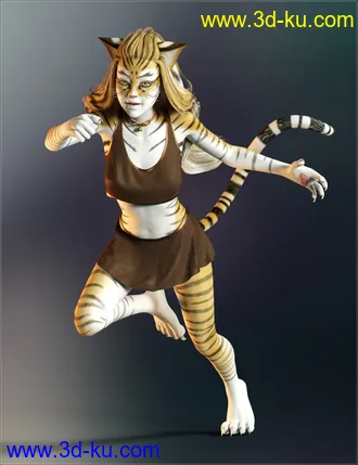 Catgirl Megapack for Genesis 8 Female(s)模型的图片2