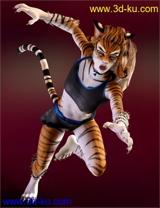 Catgirl Megapack for Genesis 8 Female(s)模型的图片8