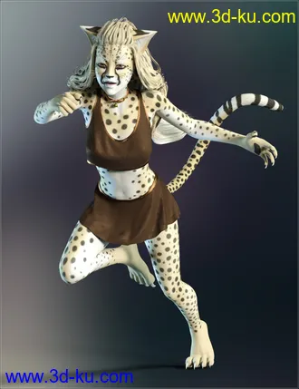 3D打印模型Catgirl Megapack for Genesis 8 Female(s)的图片