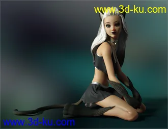 3D打印模型Catgirl Megapack for Genesis 8 Female(s)的图片