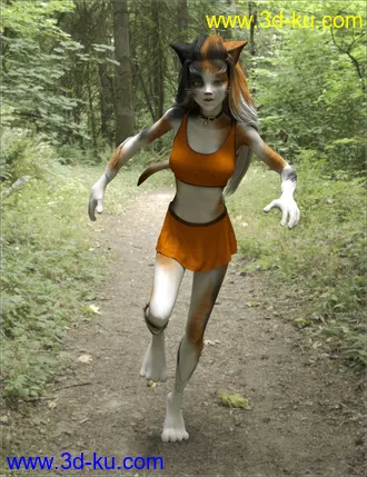 3D打印模型Catgirl Megapack for Genesis 8 Female(s)的图片