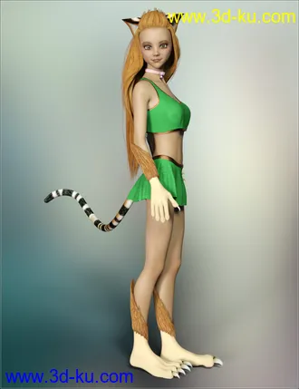 3D打印模型Catgirl Megapack for Genesis 8 Female(s)的图片
