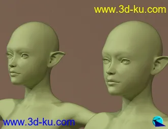 3D打印模型Character Converter from Genesis 3 Female to Genesis 8 Female的图片