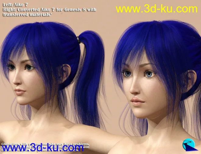 Character Converter from Genesis 3 Female to Genesis 8 Female模型的图片13