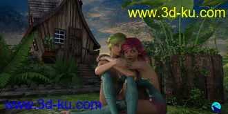 3D打印模型Character Converter from Genesis 3 Female to Genesis 8 Female的图片