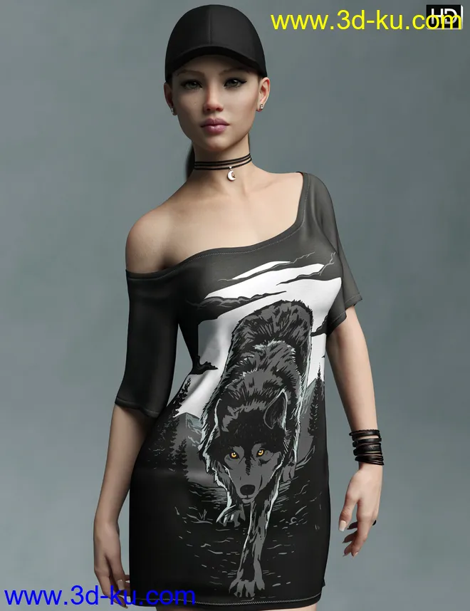 Charlie HD for Genesis 8 Female模型的图片2