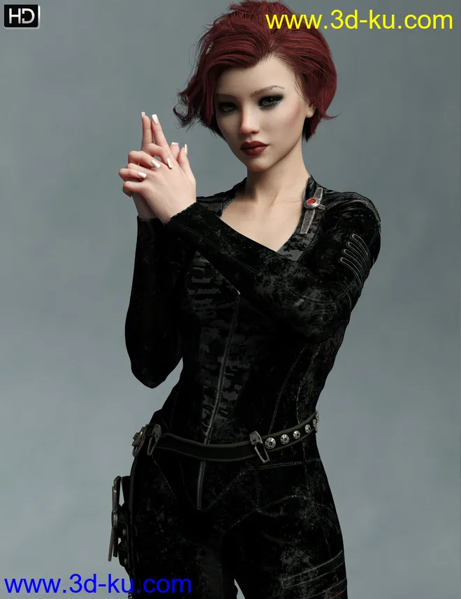 Charlie HD for Genesis 8 Female模型的图片5