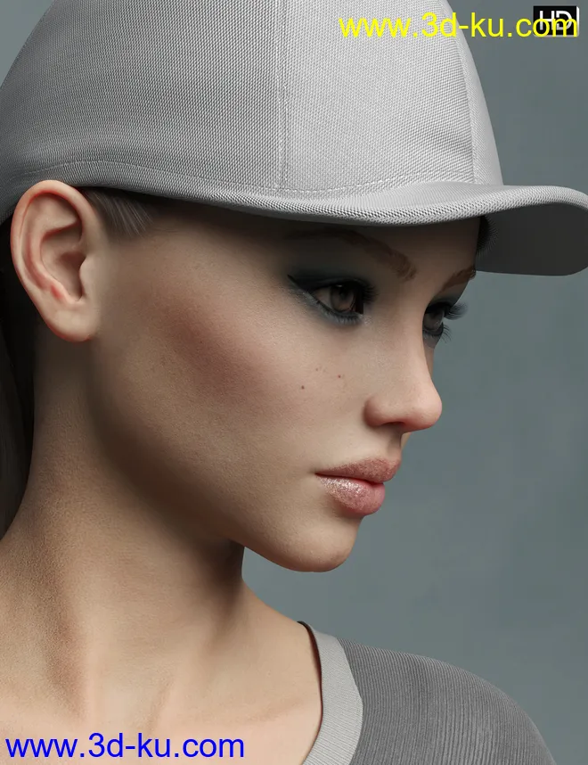 Charlie HD for Genesis 8 Female模型的图片6