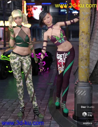 3D打印模型Charmer Outfit Textures的图片