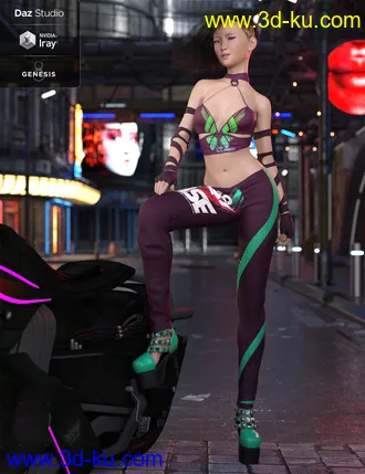 3D打印模型Charmer Outfit Textures的图片
