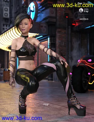 3D打印模型Charmer Outfit Textures的图片