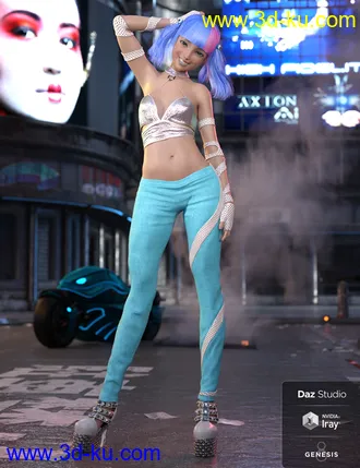 3D打印模型Charmer Outfit Textures的图片