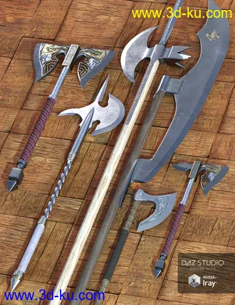 3D打印模型Classic Axes的图片