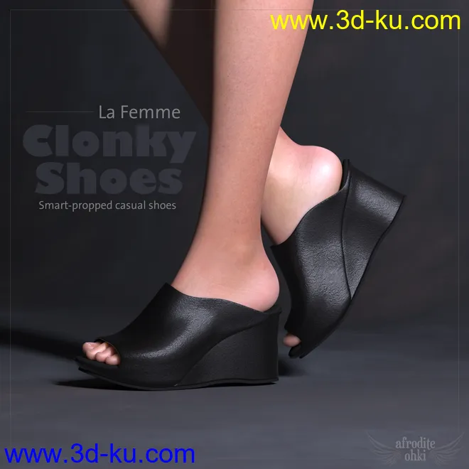 Clonky Shoes for La Femme模型的图片1