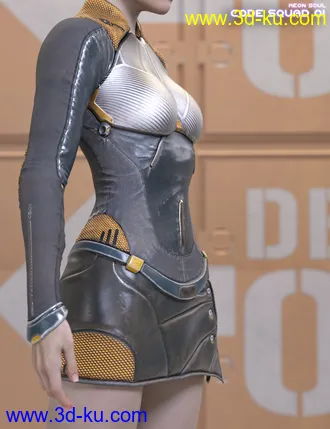 3D打印模型Code Squad 01 for Genesis 8 Female(s)的图片