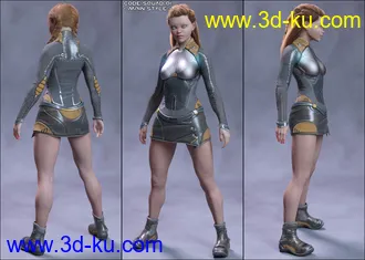 3D打印模型Code Squad 01 for Genesis 8 Female(s)的图片