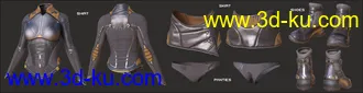 3D打印模型Code Squad 01 for Genesis 8 Female(s)的图片