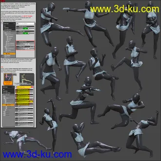 3D打印模型Code Squad 01 for Genesis 8 Female(s)的图片